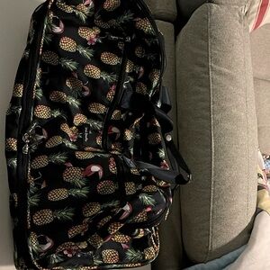Vera Bradley rolling duffel bag